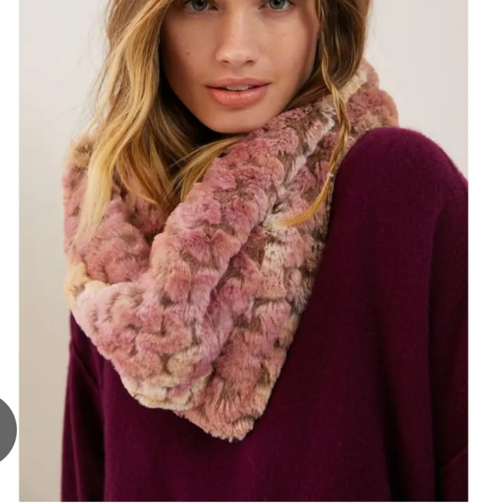 Anthropologie Remy  faux fur stole scarf - Picture 11 of 11